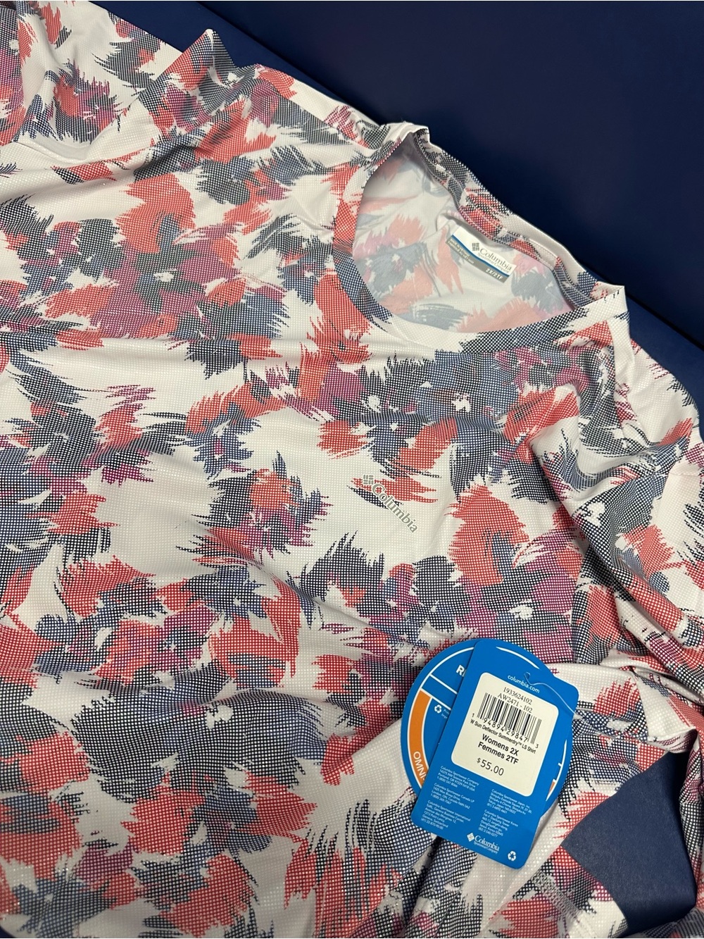 NWT Columbia Women's Long Sleeve Sun Deflector Tee – 2X